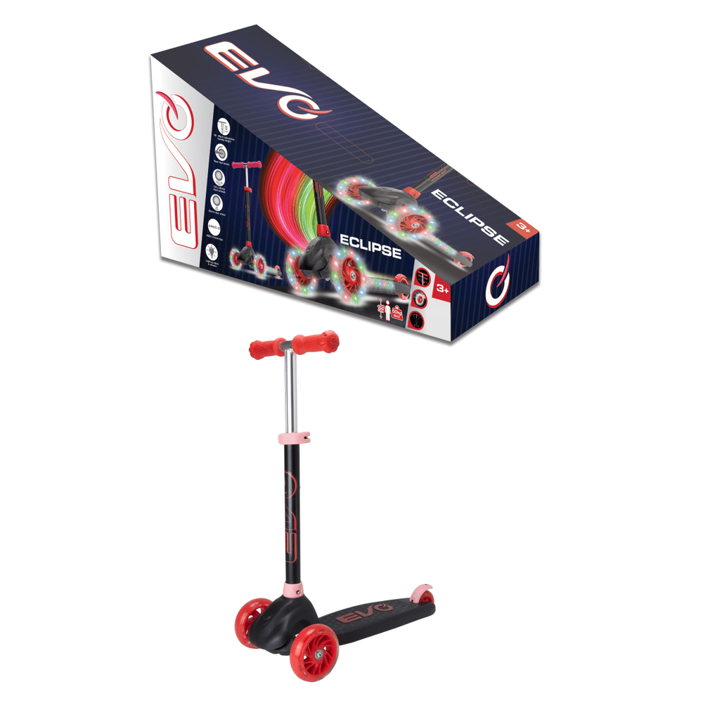 EVO - Eclipse 3 Wheels Scooter - Red/Black