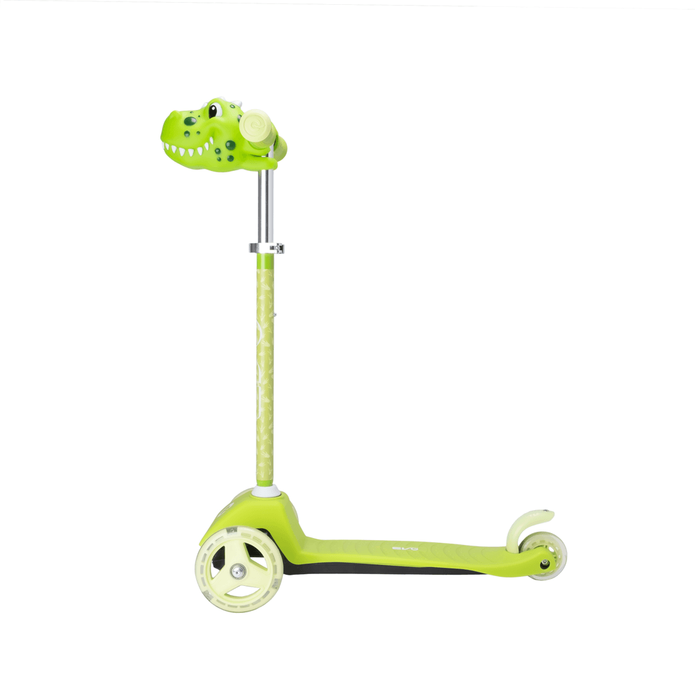 EVO - Light Up Mini Cruiser Scooter - Dino - Yellow Green