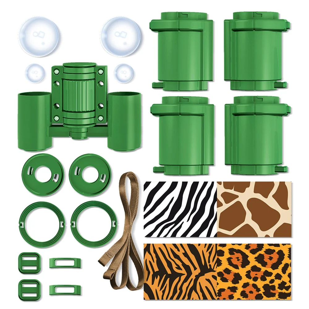 4M - KidzLabs Build Your Own Binoculars Science Kit - Multicolor