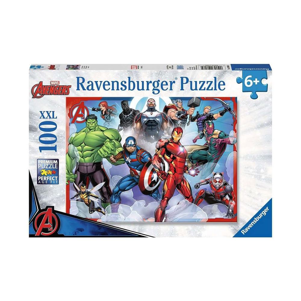 Ravensburger XXL Jigsaw Puzzle - Marvel Avengers - 100 Pcs