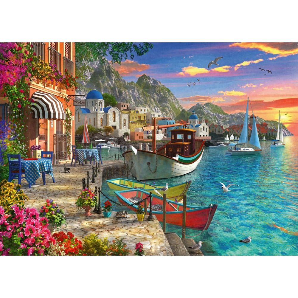 Ravensburger Grandiose Greece Jigsaw Puzzle - 1000 Pcs