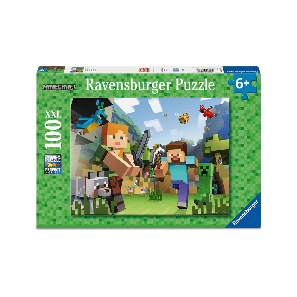 Ravensburger XXL Jigsaw Puzzle - Minecraft - 100 Pcs