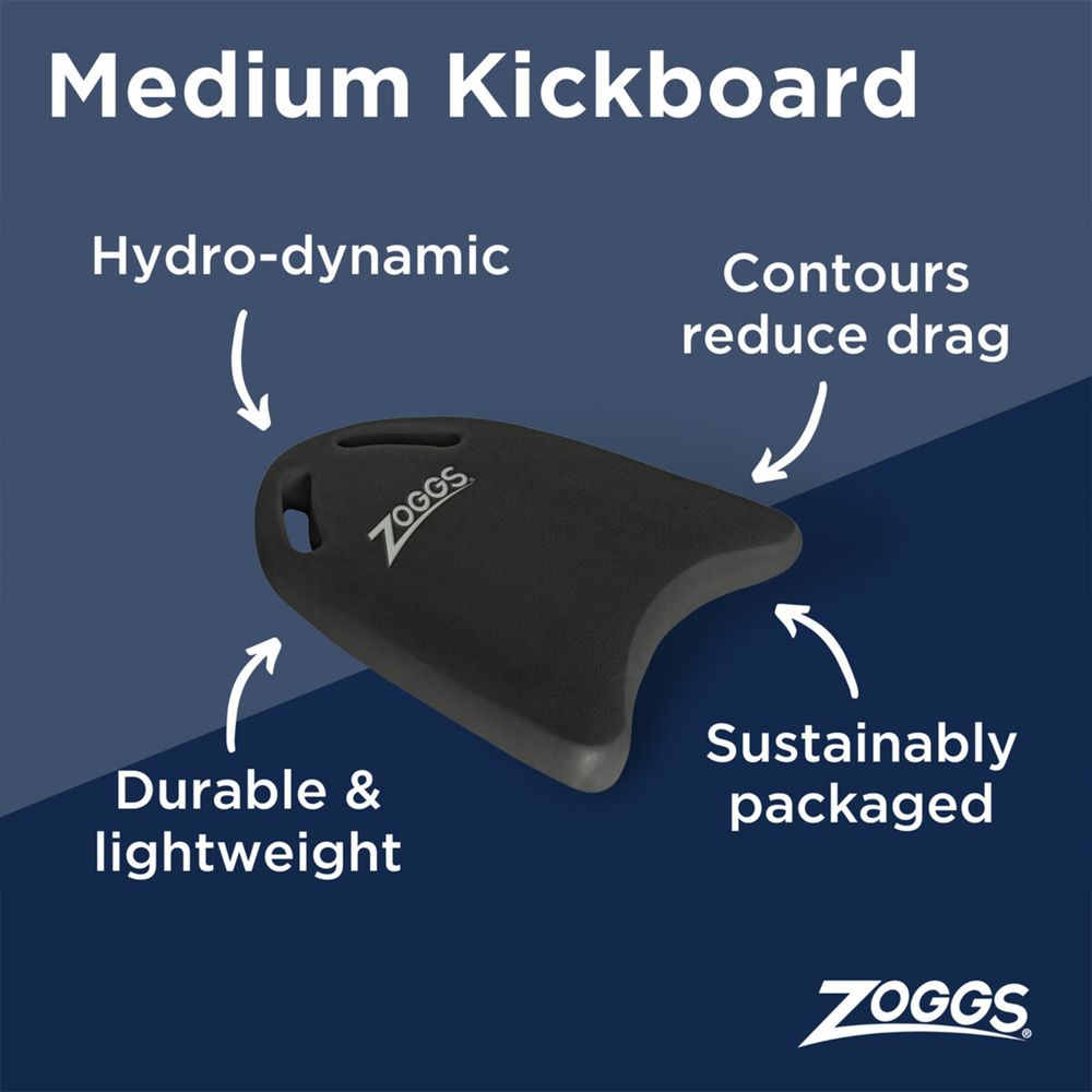 Zoggs - Eva Kick Board - Black - Medium
