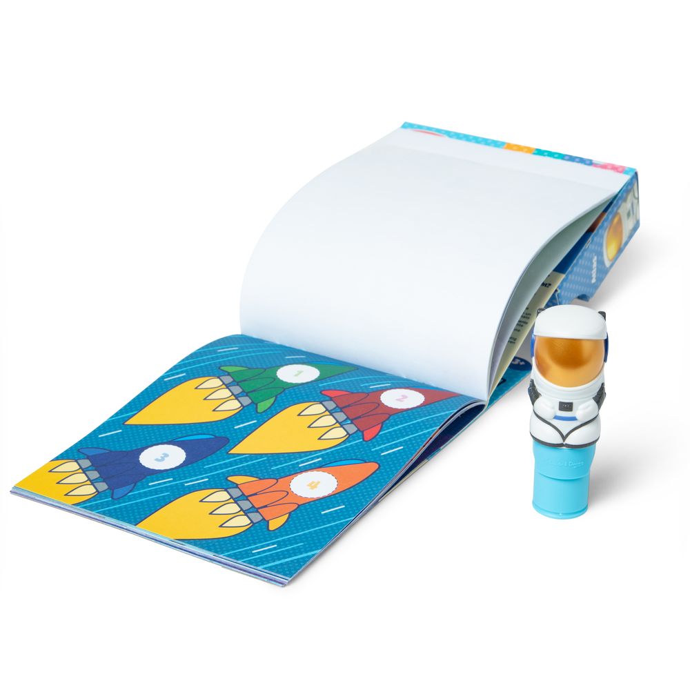 Melissa & Doug Sticker Wow! Stamper & Activity Pad Set - Astronaut