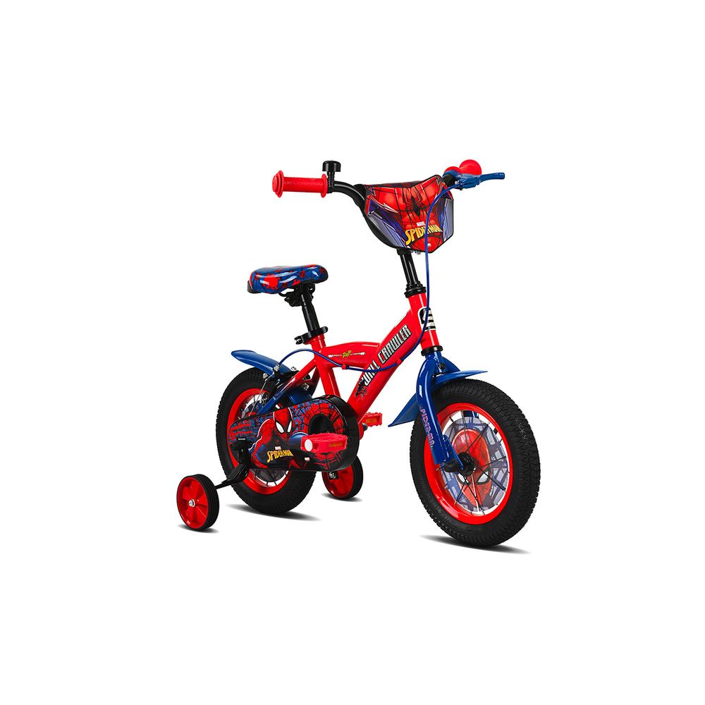 Spartan Marvel Spiderman Kids Bicycle - Red/Blue