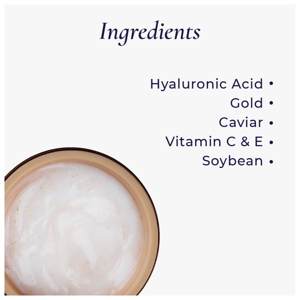 Kamira - 24k Gold & Caviar Skincare Set With Hyaluronic Acid