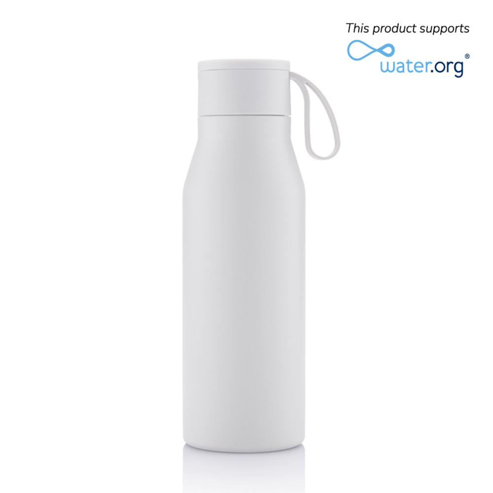 Hans Larsen - R - Nebra Stainless Steel Bottle - White - 600ml