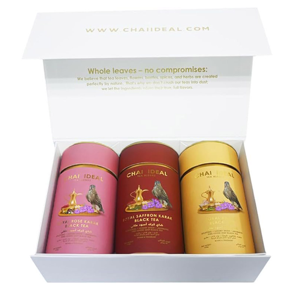 Chai Ideal - Luxurious Karak Chai Gift Set - 3 Pcs