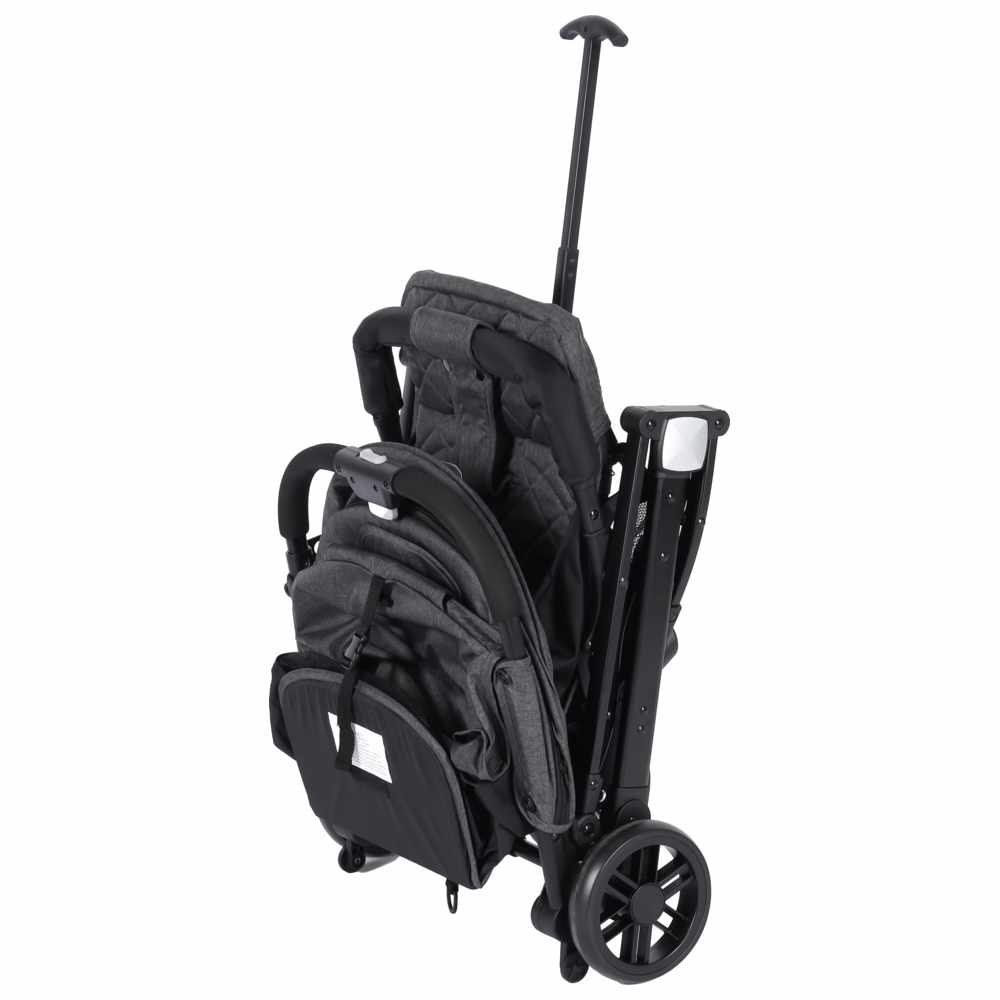 Baby Plus - Premium Comfort Foldable & Lightweight Baby Stroller - Grey