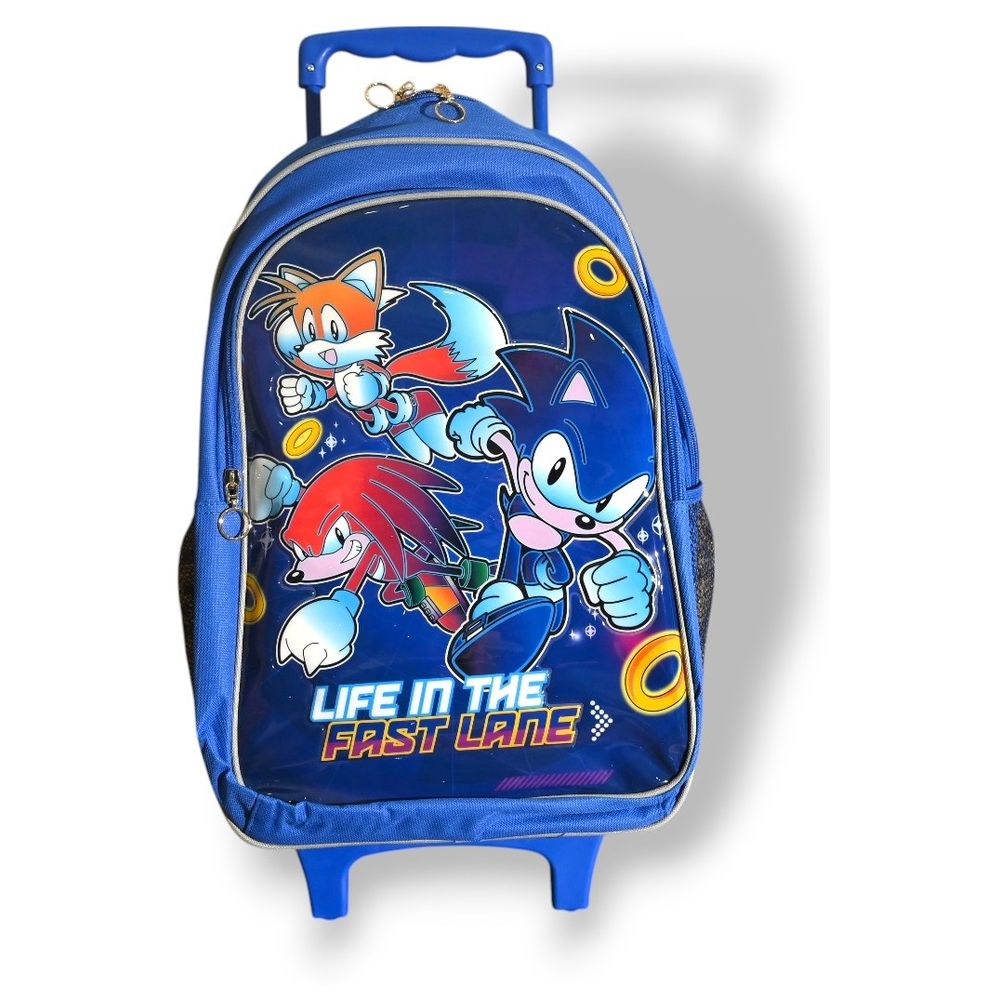 Hollywood Magic - Sonic 5-In-1 Trolleybag With Lunchbag, Pencilcase, Lunchbox And Water Bottle