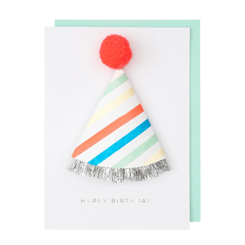 Meri Meri - Birthday Hat Card