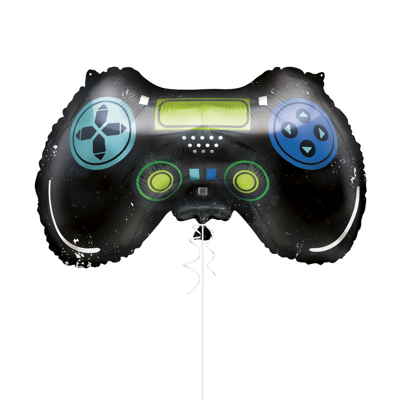 Unique - Giant Game Controller Foil Balloon - Multicolor - 58.4 cm