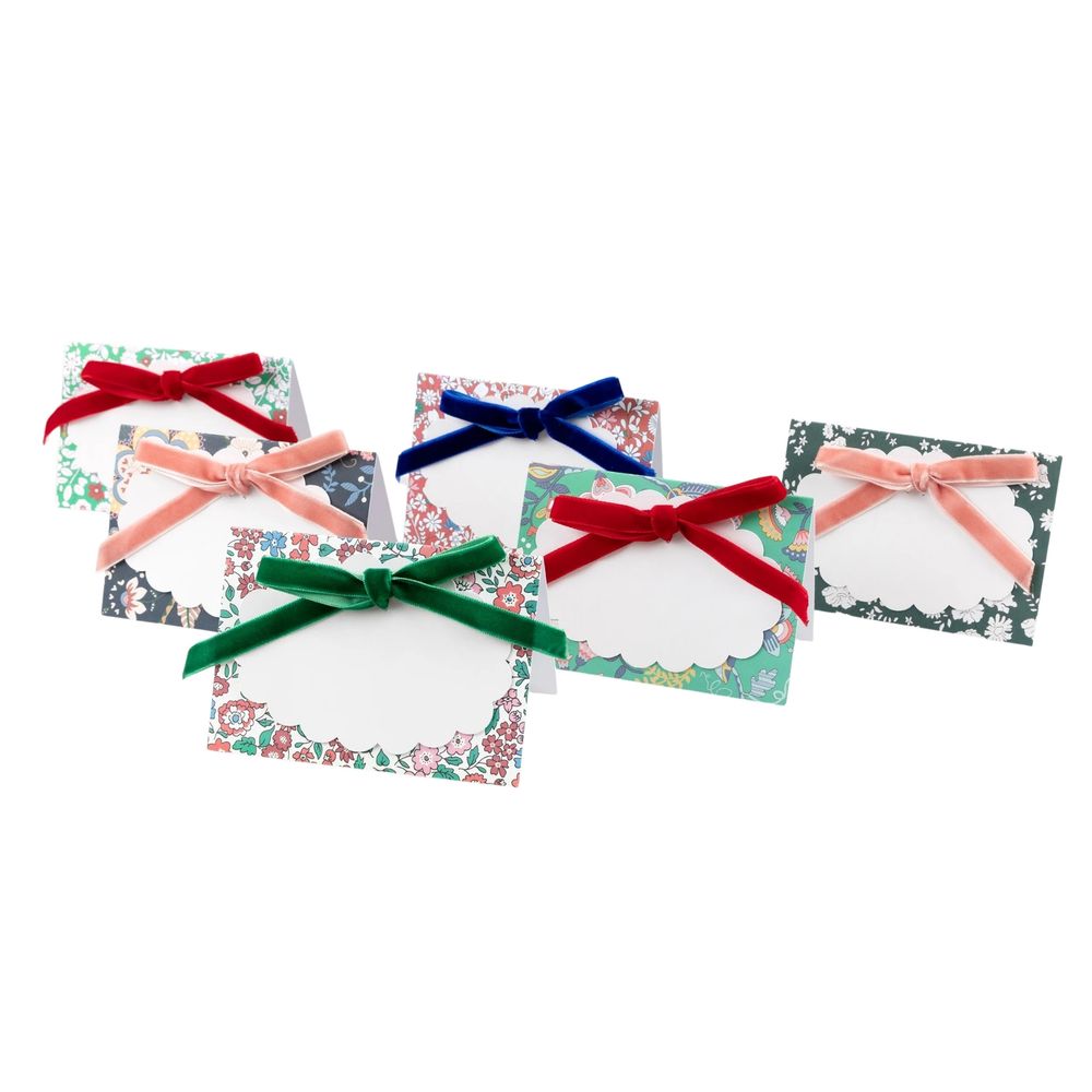 Meri Meri - Liberty Winter Place Cards - Multicolor - 6 Pcs