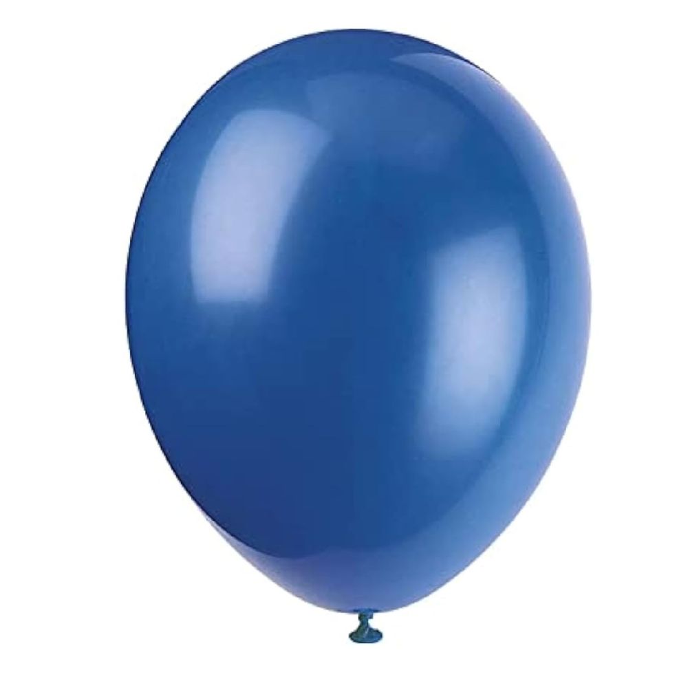 Unique - Latex Balloons - Royal Blue - 10 Pcs - 30.4 cm