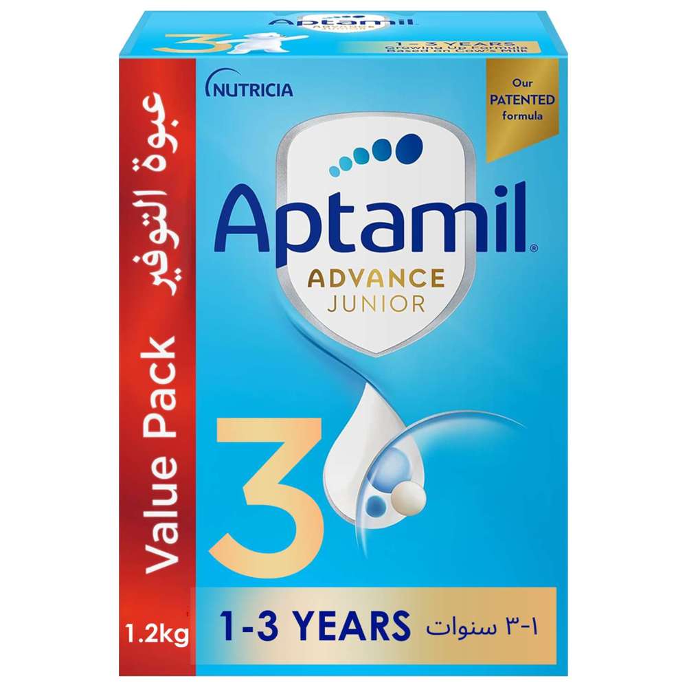 Aptamil - Advance Junior 3 Palm Oil Free Milk Formula - 1.2 Kg