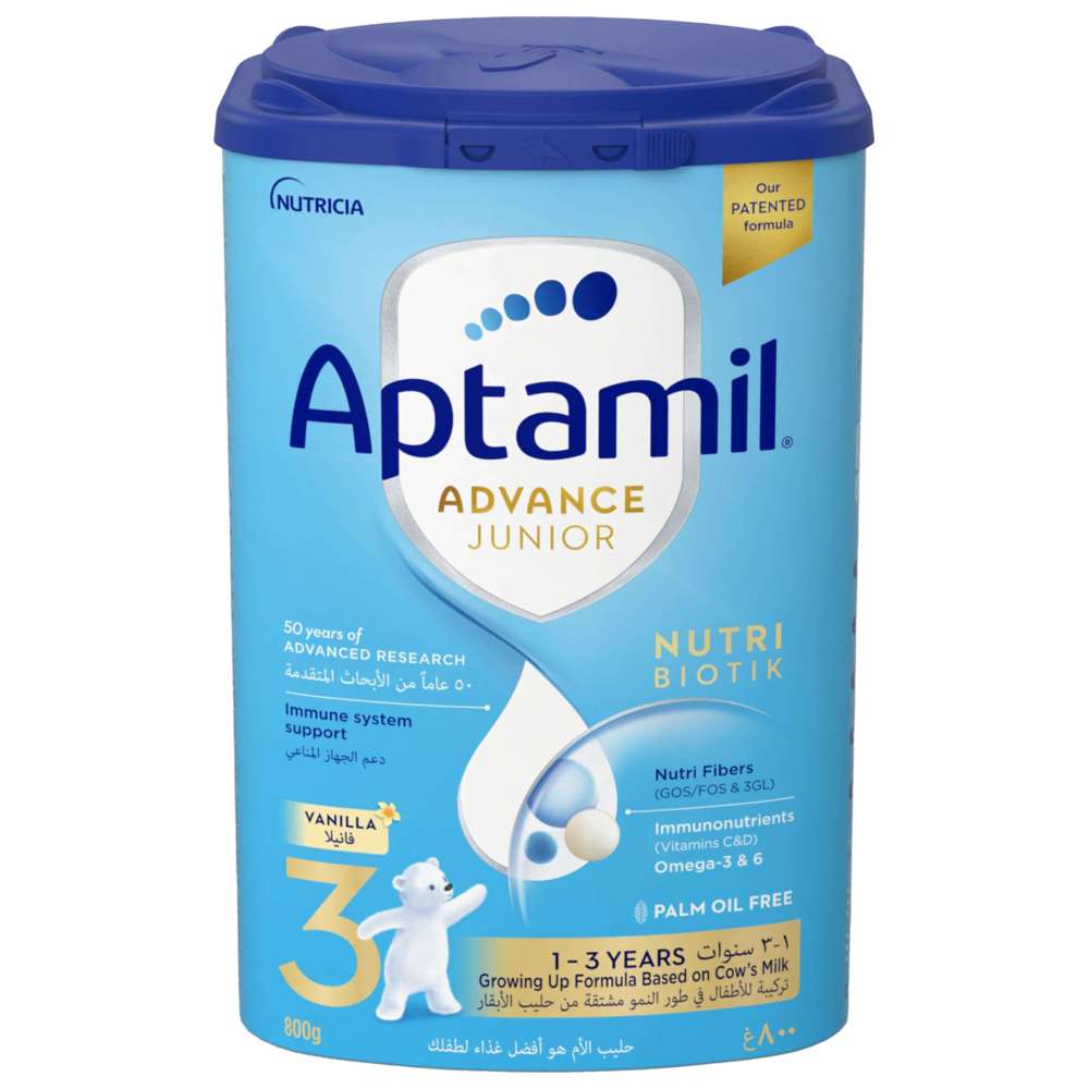 Aptamil - Advance Junior 3 Palm Oil Free Milk Formula - 800 g