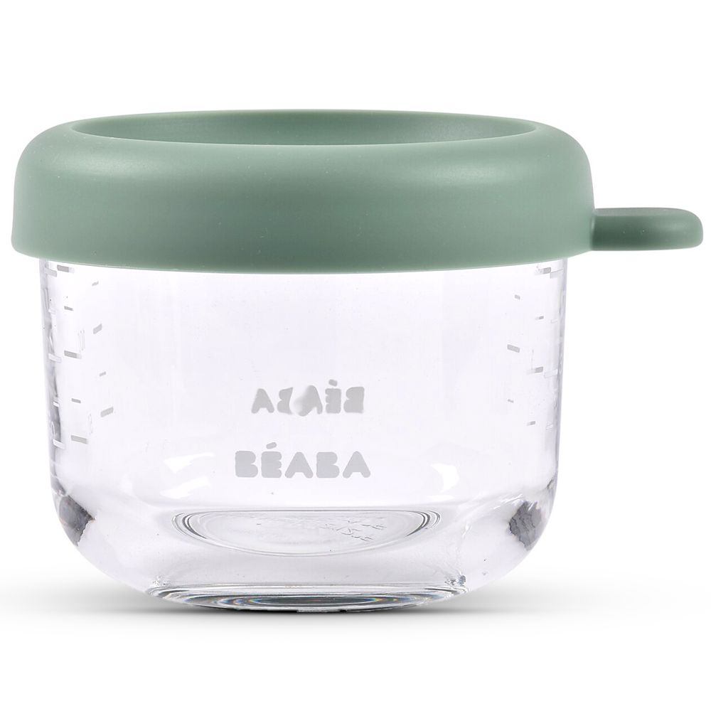 Beaba Glass Baby Food Jar - Sage Green - 150ml