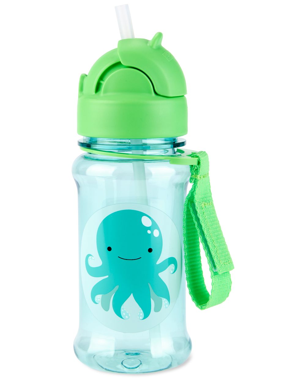 SkipHop - Zoo Straw Bottle - Octopus - 355ml