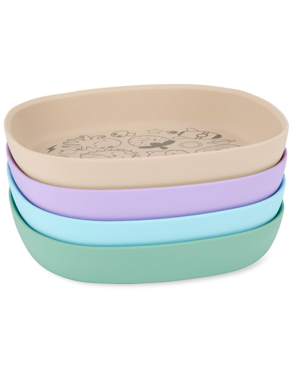 Skip Hop Squad Silicone Plate - Blue