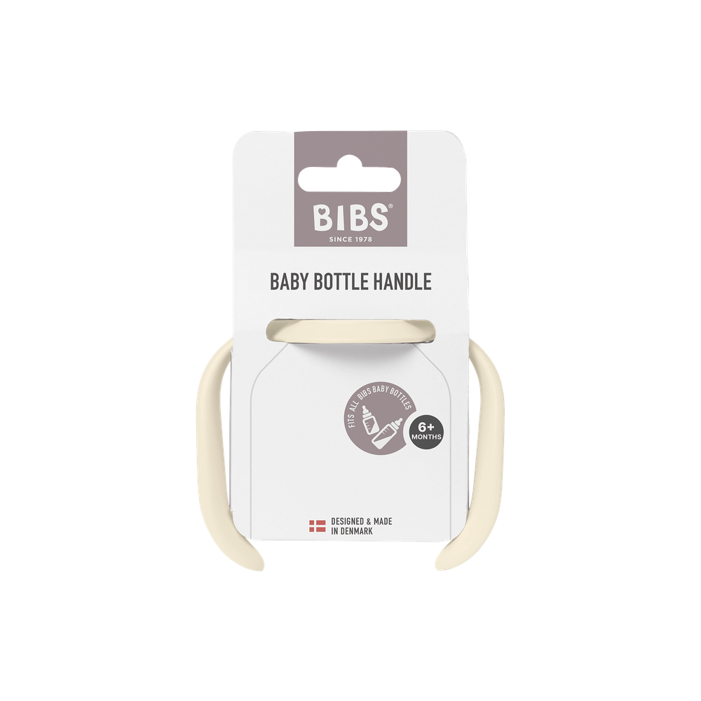Bibs - Baby Bottle Handle - Ivory