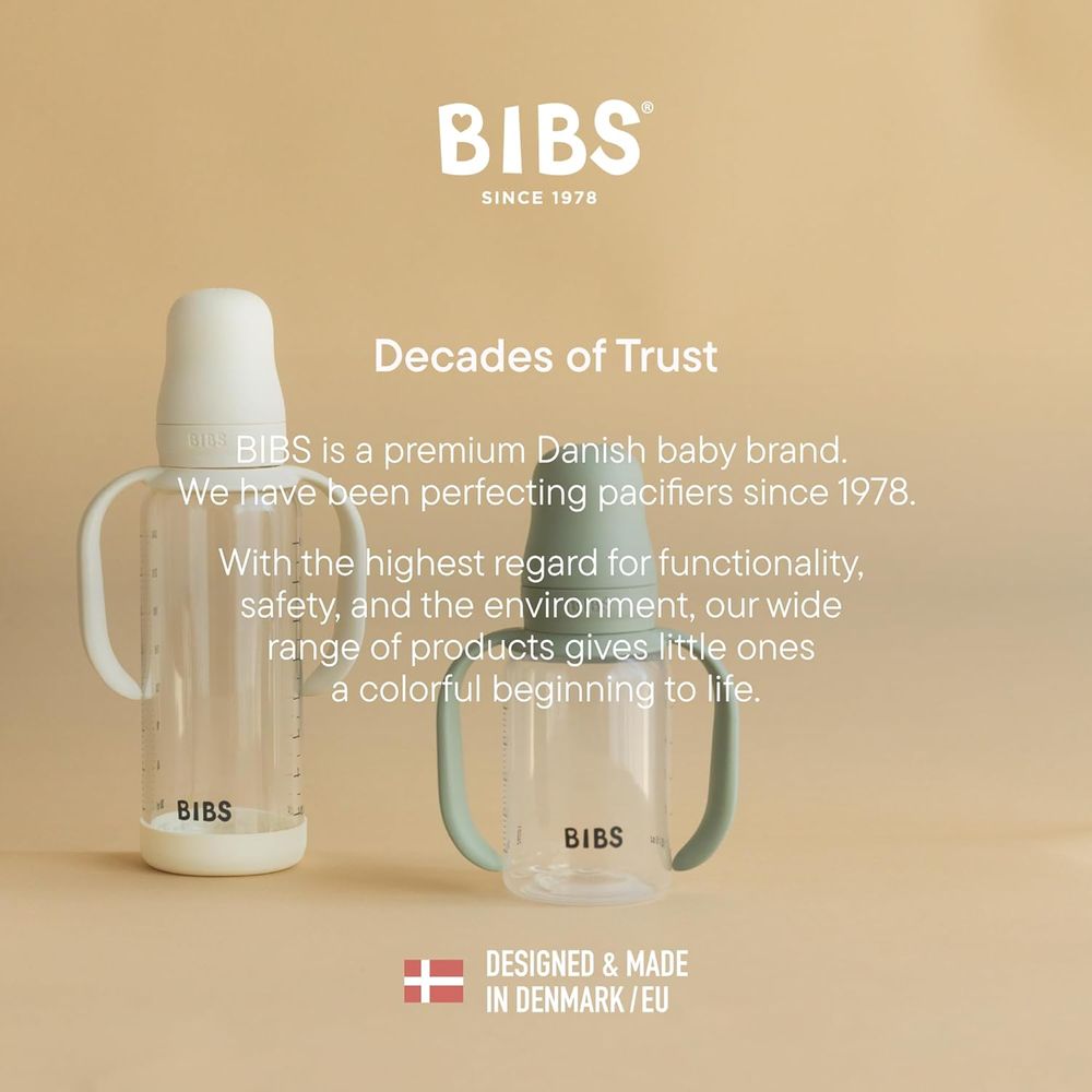 Bibs - Baby Bottle Handle - Blush