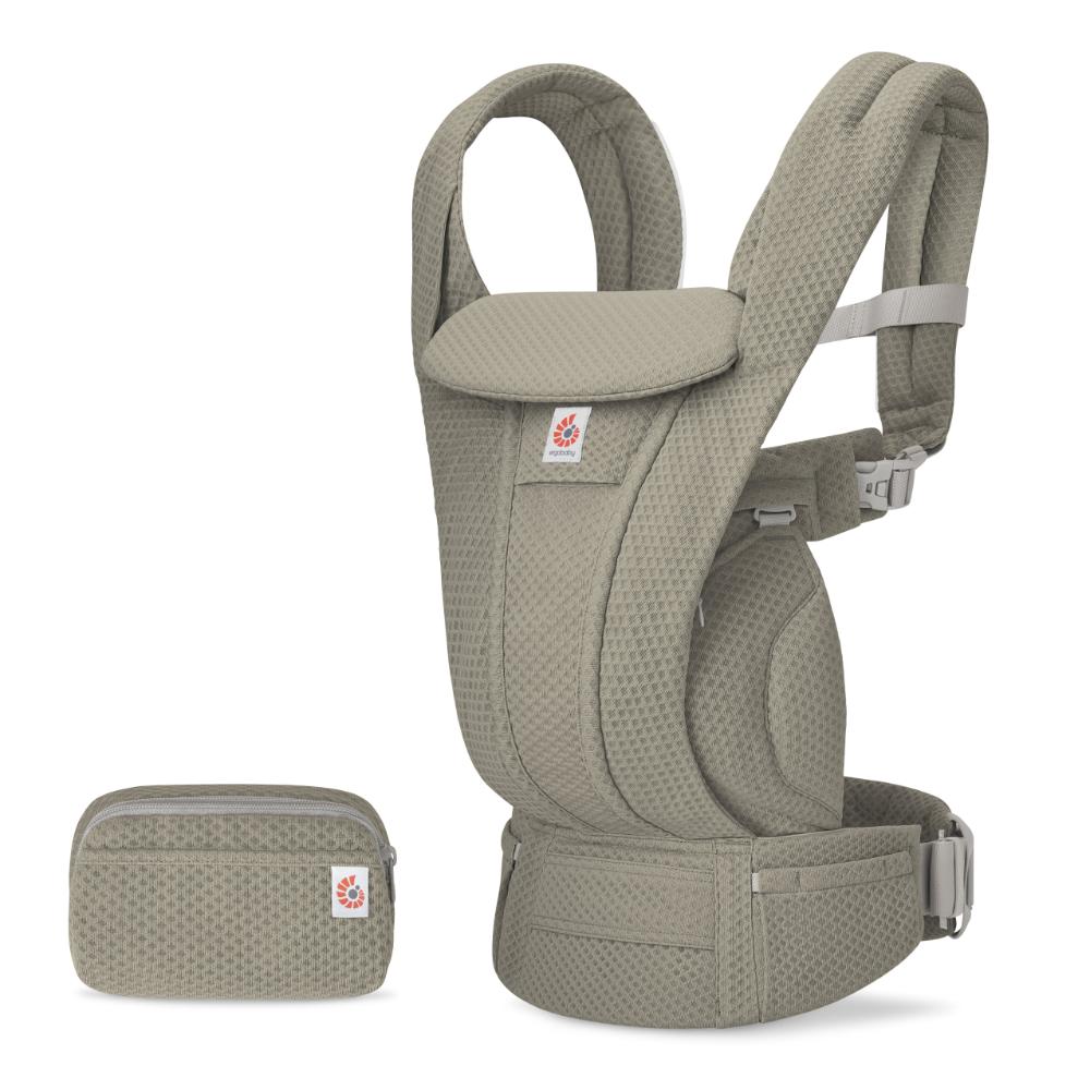 Ergobaby Omni Deluxe Mesh Newborn Baby Carrier - Soft Taupe