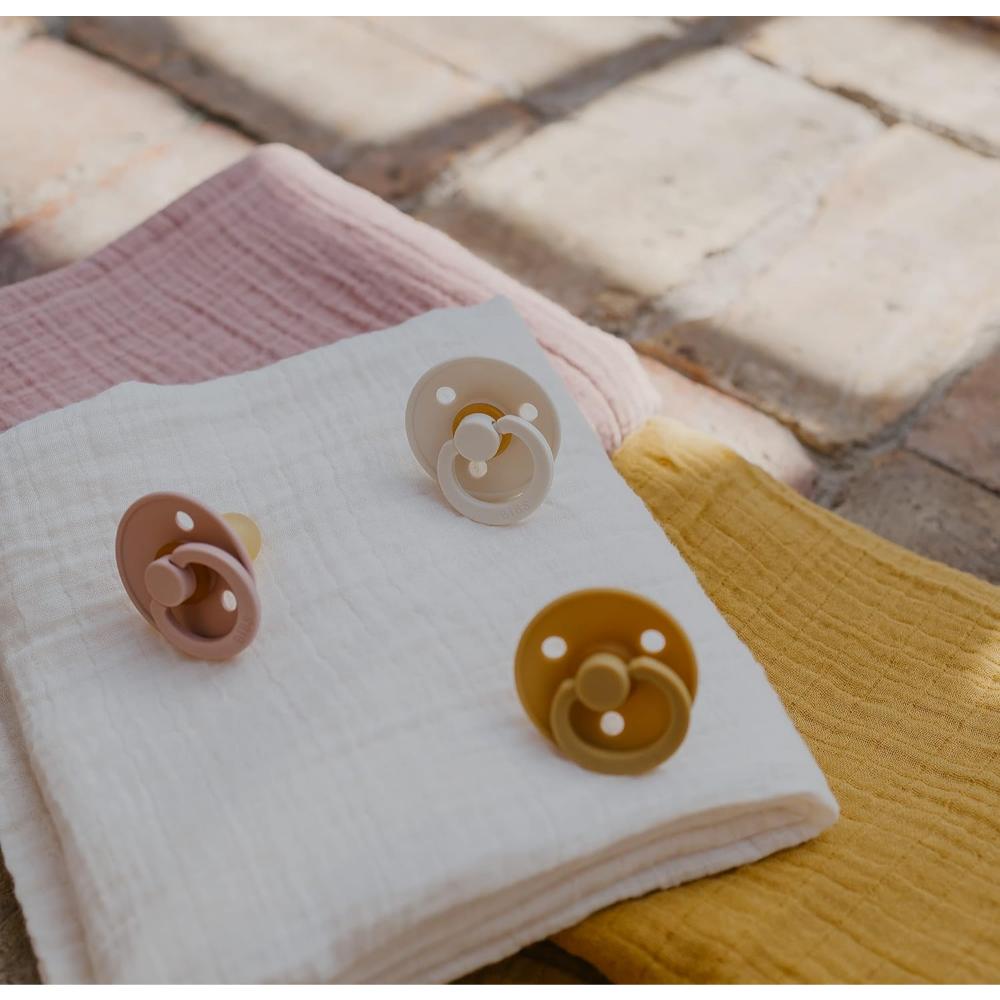 Bibs - Muslin Organic Cotton Cloth 2 Pc - Baby Blue