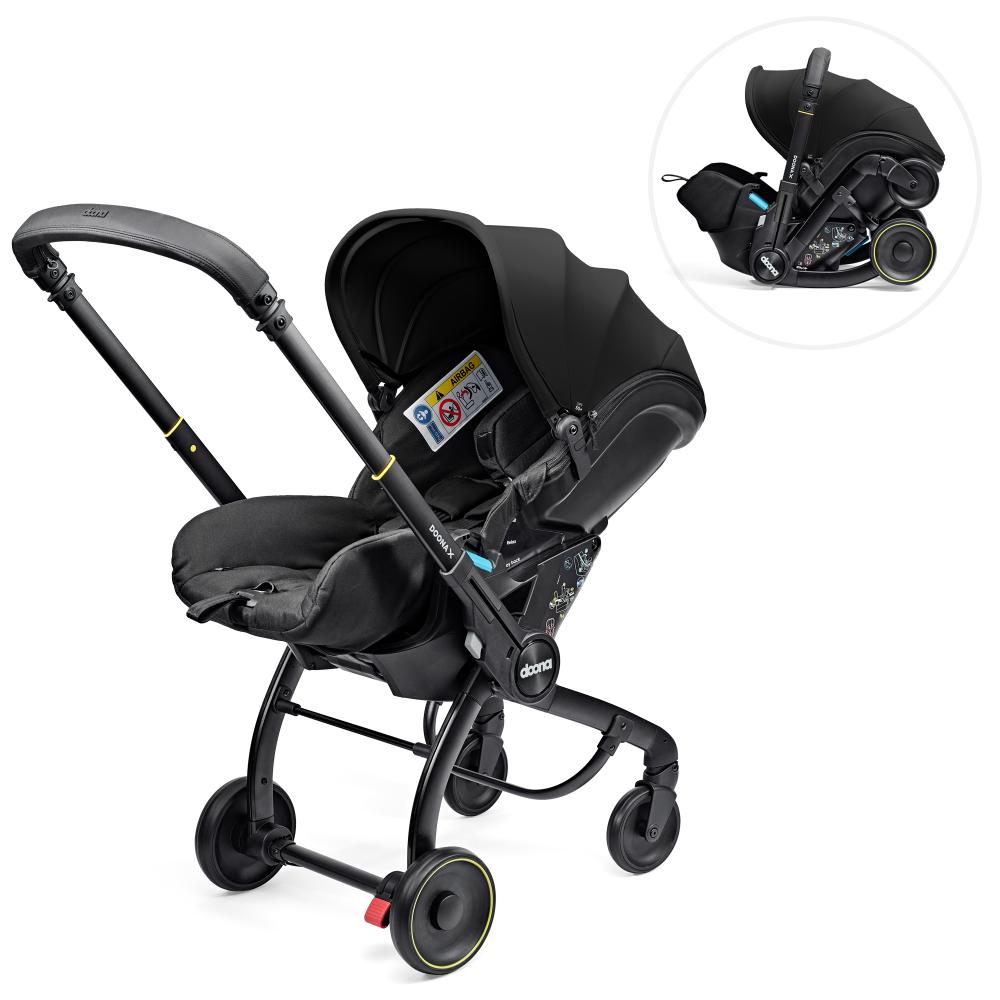 Doona - X Infant Car Seat & Stroller - Nitro Black
