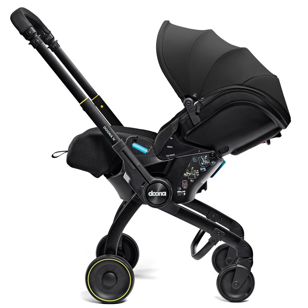 Doona - X Infant Car Seat & Stroller - Nitro Black