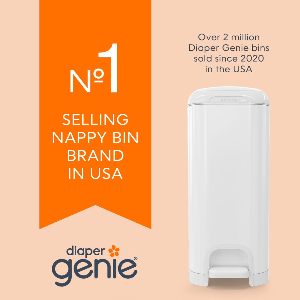 Diaper Genie - Select Stainless Steel Diaper Pail