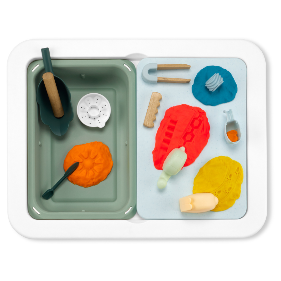 Skiphop - 3-in-1 Discoverosity Sensory Table With Accessories Set - 24pcs