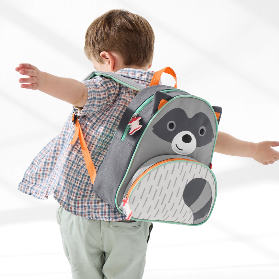 Skiphop - Zoo Backpack - Raccoon - 12-Inch/30.5cm
