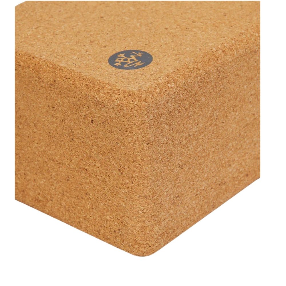 Manduka - Lean Cork Yoga Block - Natural - 3-inch