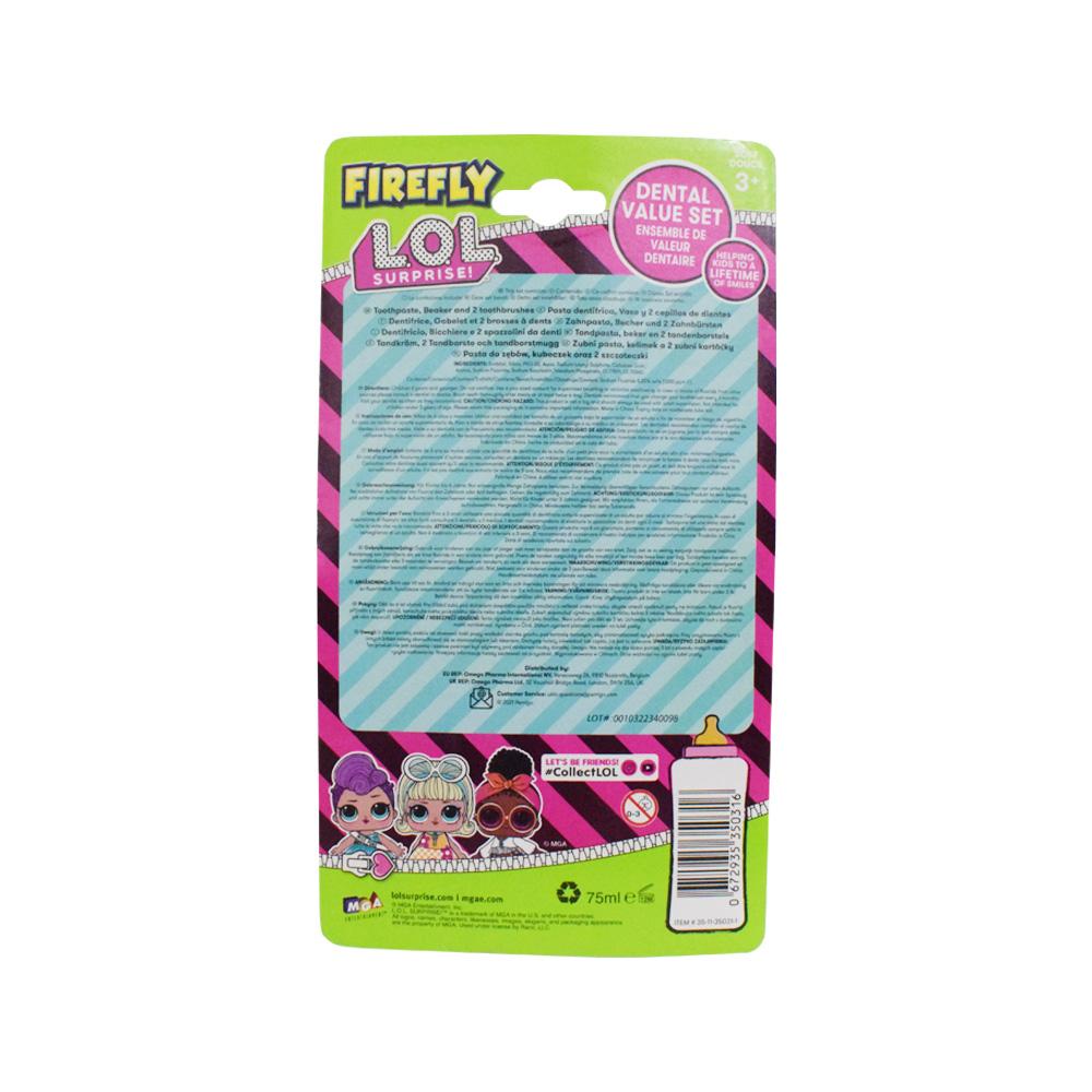 Firefly - Lol Surprise Toothbrushes 2pcs, Beaker & Toothpaste