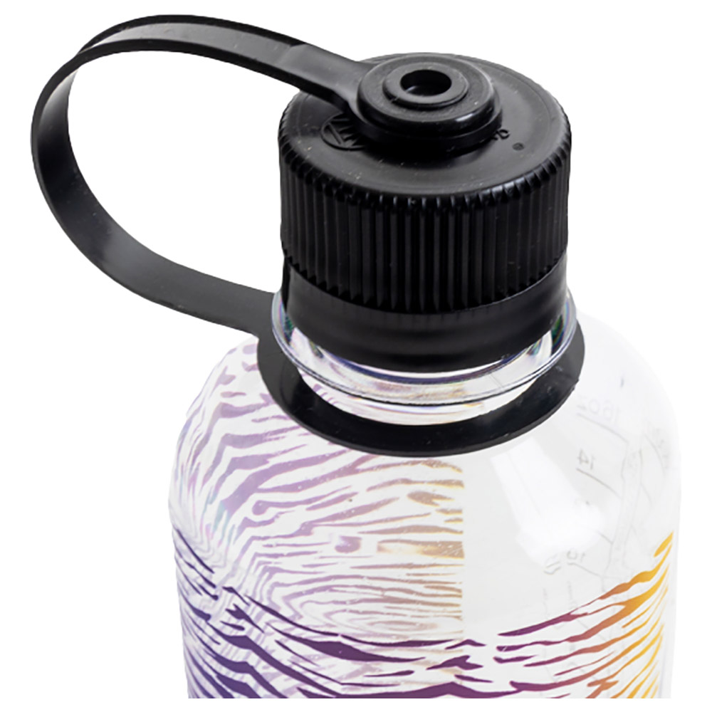 Nalgene - Narrow Mouth Tritan Renew Clear Zebra Print Bottle - 475ml