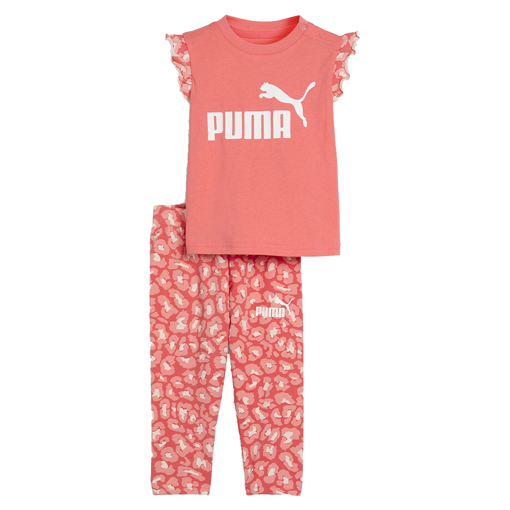Puma - 2pc-Set - Minicats Ess Tee & Leggings - Peach