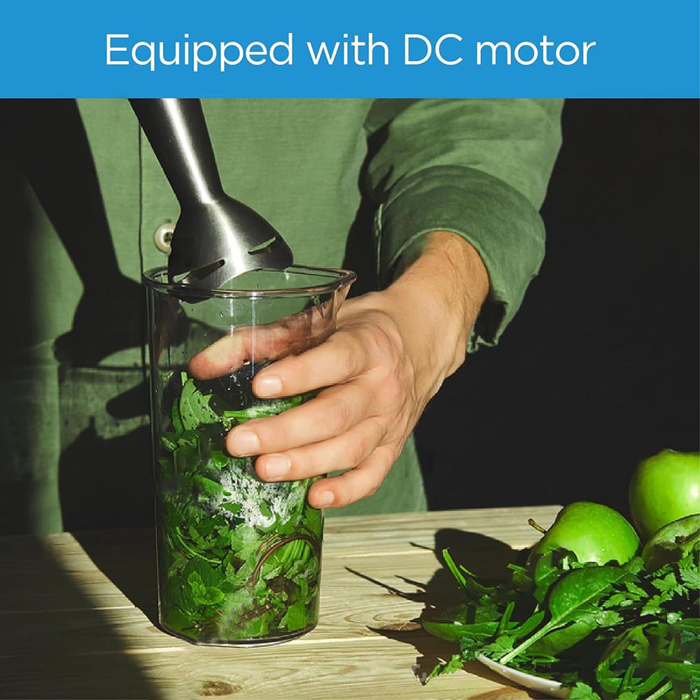 Midea 4-in-1 Hand Blender Chopper & Whisk - Black - 600 W