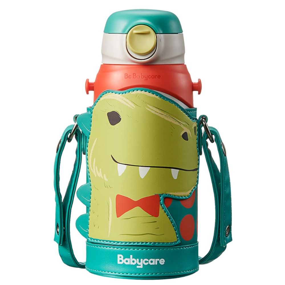 Babycare - 3 - in - 1 Vacuum Bottle With Straw - Dinosaur - 600ml