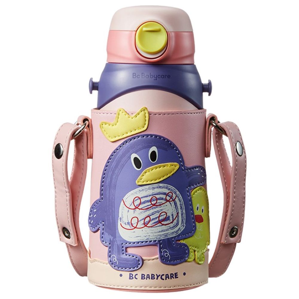 Babycare - 3 - in - 1 Vacuum Bottle With Straw - Penguin - 600ml