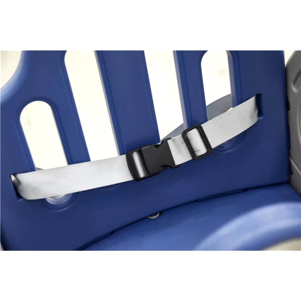 Buddiez - 3-in-1 Play N Go Playset with Slide, Swing & Basketball Hoop - Blue