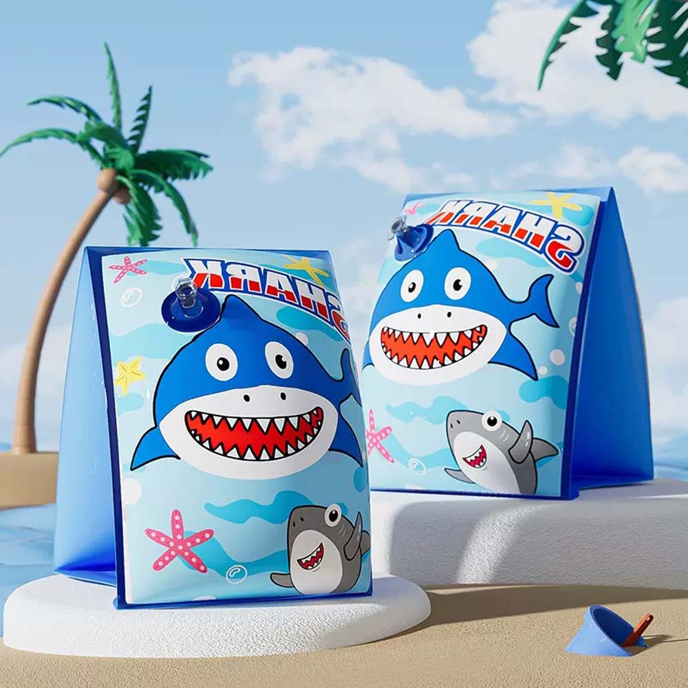 Buddiez - Kids Swim Armband - Shark - Blue