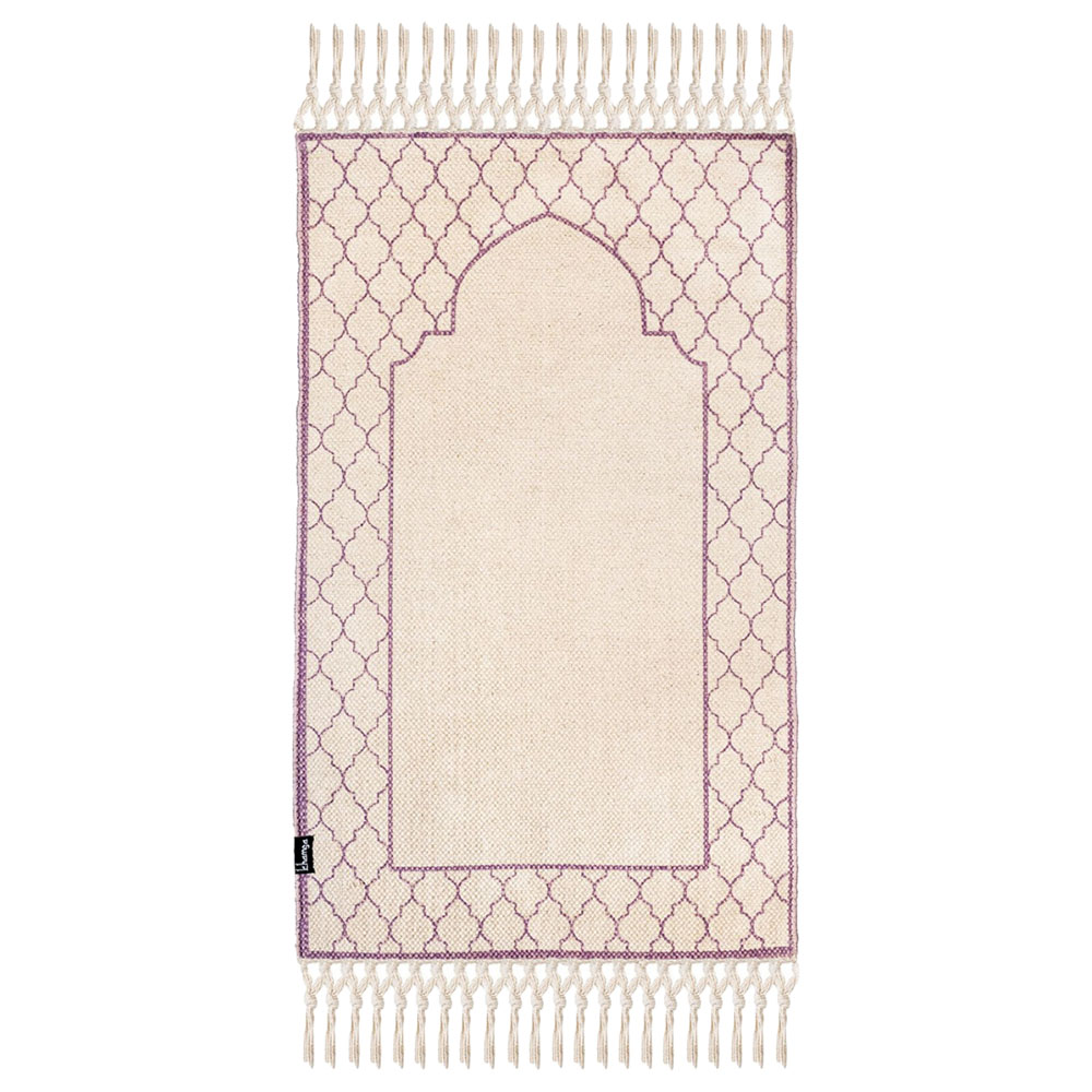 Khamsa Classic Kids Muslim Prayer Mat - Mauv - 55x110cm