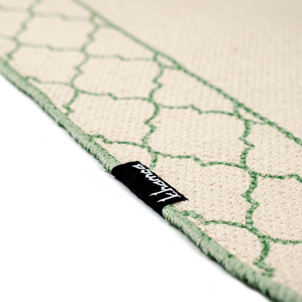 Khamsa Arabic Style Akhdar Prayer Mat For Children 100% Cotton - Green