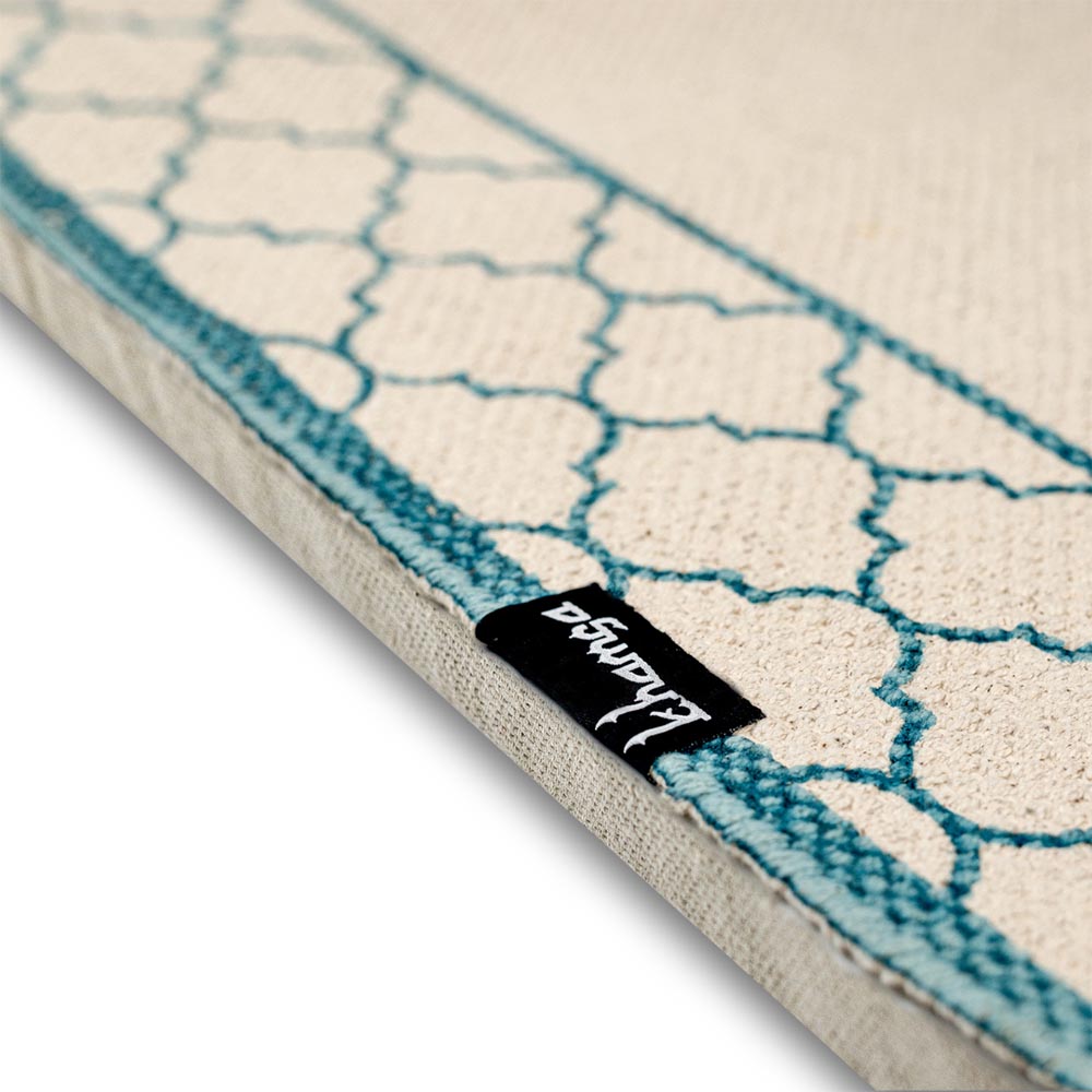 Khamsa Azraq Prayer Mat With Added Foam Padding For Children - Blue