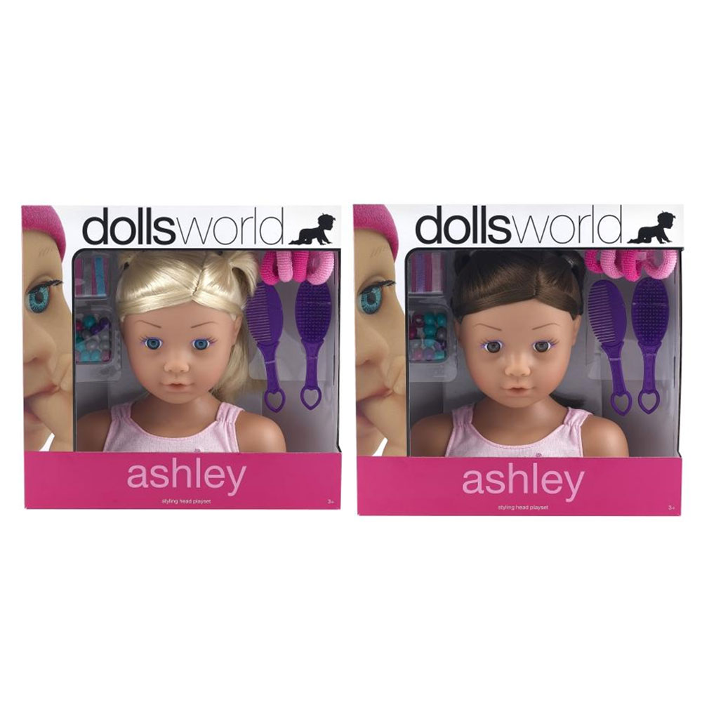 Dollsworld - Ashley Styling Head Play Set 1pc - Assorted