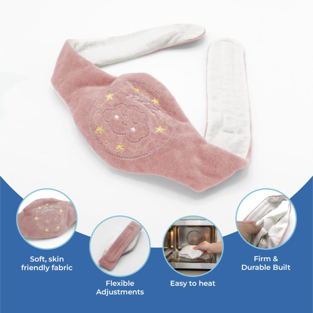 Babyjem - Baby Colic Relief Belt with Natural Cherry Seeds - Rose