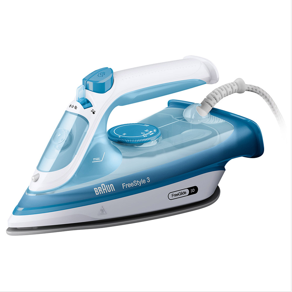 Braun FreeStyle 3 Steam Iron - Blue - 2400 W