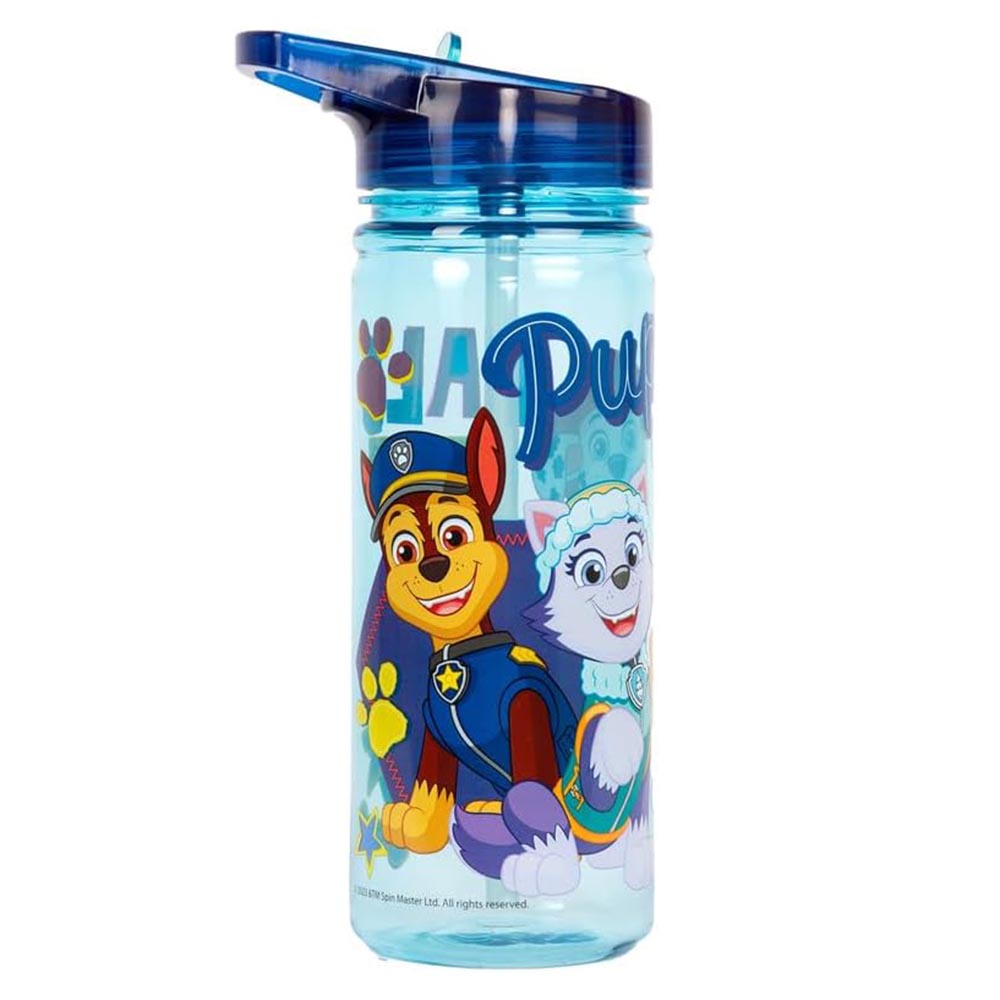 Fringoo - Plastic Bottle With Straw - Paw Patrol - 580 ml