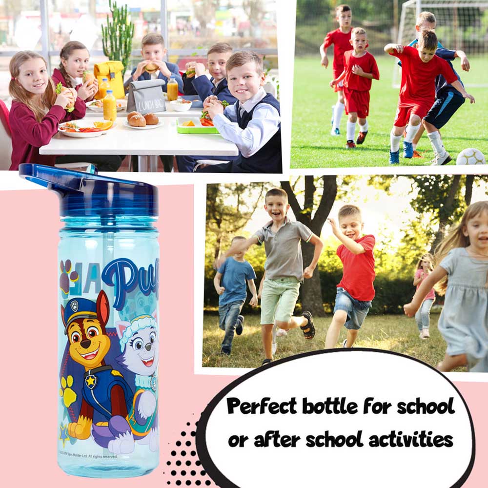 Fringoo - Plastic Bottle With Straw - Paw Patrol - 580 ml
