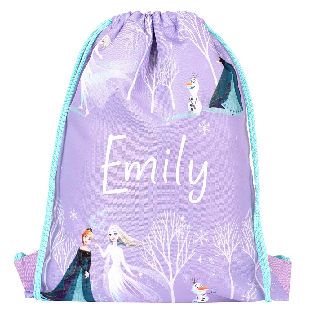 Fringoo - Personalized Drawstring Bag - Frozen - 16-Inch/41cm